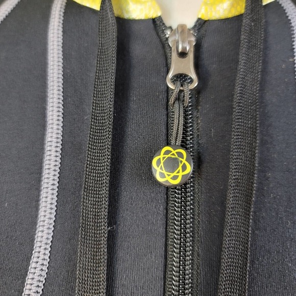 ZAGGORA BURN MORE CALORIES W HOT BODY WATERPROOF BLACK TRACK JACKET W HOOD SZ: M - Picture 4 of 16